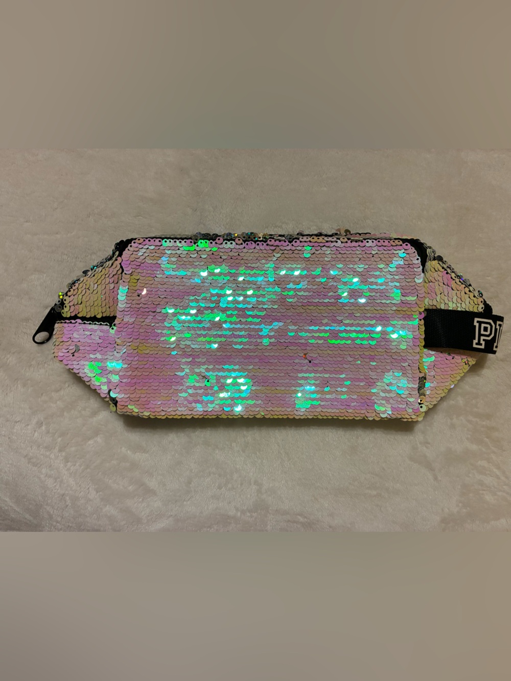 VS Pink Sequins Bag/Make-Up Case